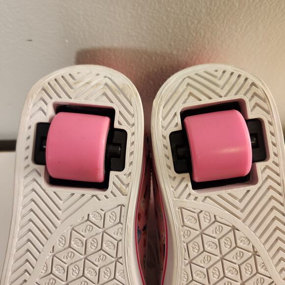 HEELYS Pro 20 Pink Rainbow Print Sneakers, Kids Size 2 - Picture 7 of 9